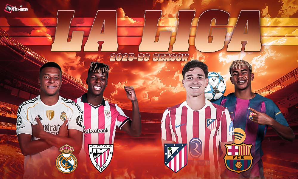 This poster shows La Liga teams representing the upcoming matchday 19 on 02 December 2025.