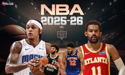 This image depicts a clash between top-tier teams in the NBA 2025-26 season in the basketball world.