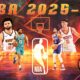 The picture depicts a basketball world in which an elite NBA 2025-26 season is underway, with up-and-down action.