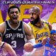This poster shows the NBA teams that represent the upcoming NBA Cup games.