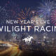 This image denotes that a new year begins with fun loading in the New Year's Eve Racing 2025 pickup horse racing.