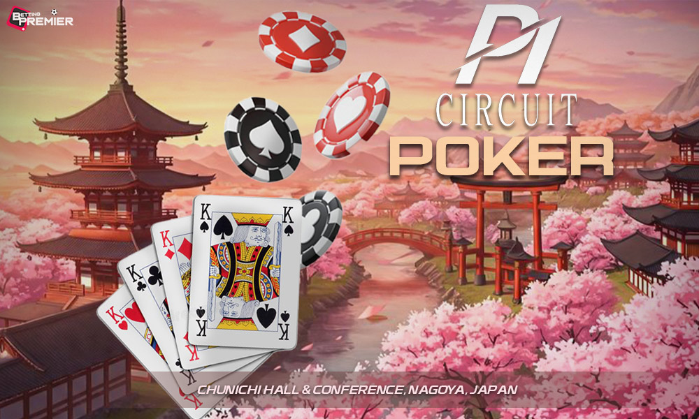 This poster represents a poker game for the upcoming P1 Circuit Nagoya Poker in January 2026.