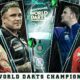 The picture emphasizes globe darts, with the top PDC World Darts Championship 2026 tournament entering the 2nd round.