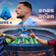 This poster shows football teams representing the upcoming Serie A Matchday 18 clashes