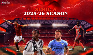 Image shows the key teams like Lazio vs Cremonese, Juventus vs Roma facing off in the upcoming Serie A games