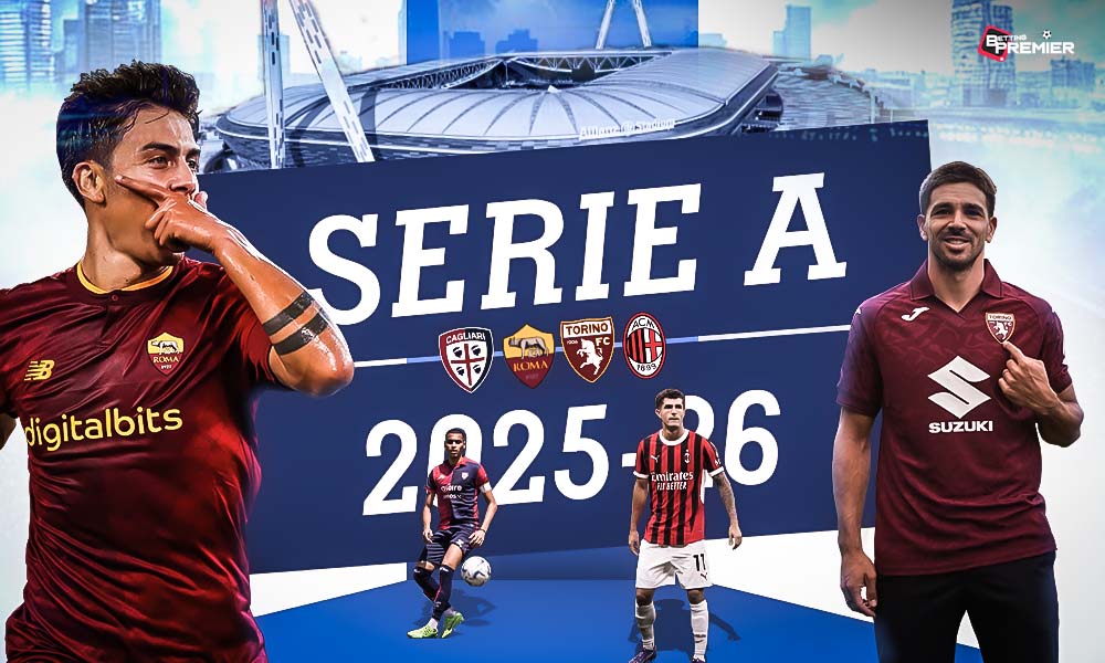 The image depicts the Italian football world enjoying an elegant Serie A 2025-26 season on matchday 14, with top-tier clubs.