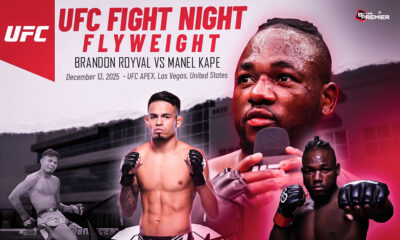 Don't miss out on this last UFC event of the year in 2025 between Brandon Royval and Manel Kape in the octagon.