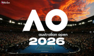 The pictures emphasize that the Australian Open 2026, one of the Grand Slams, is set to open on the court.