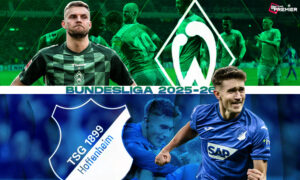 This image depicts the Bundesliga season, featuring the iconic Werder vs. Hoffenheim encounter, considered electrifying by fans.