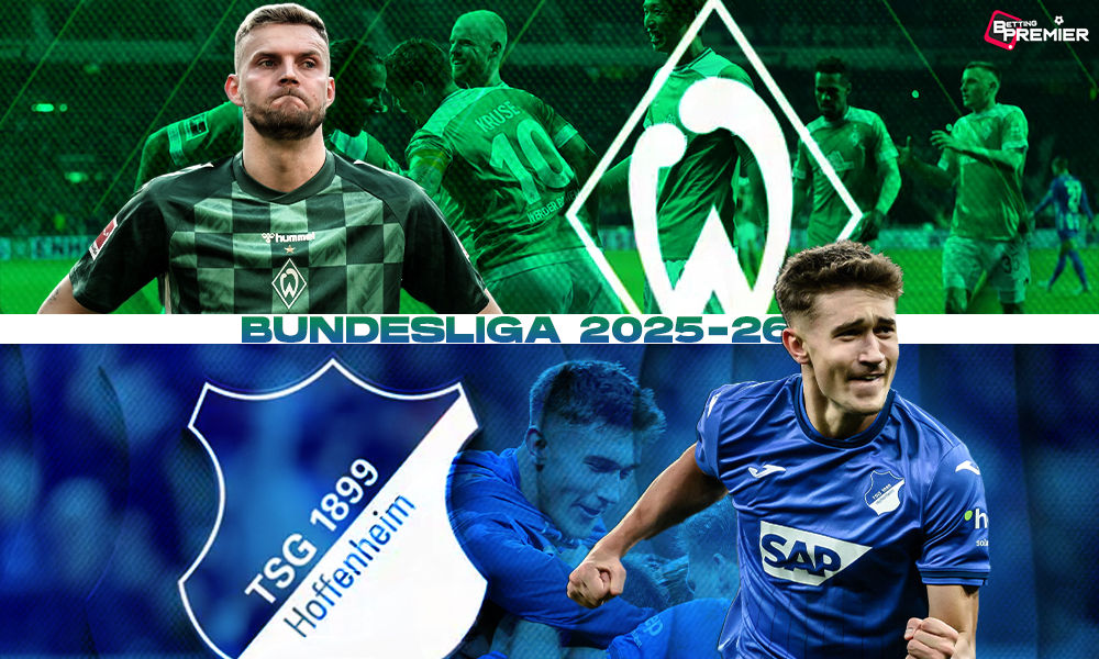 This image depicts the Bundesliga season, featuring the iconic Werder vs. Hoffenheim encounter, considered electrifying by fans.