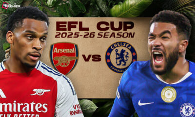 Image shows the players featuring in the EFL Cup for Chelsea vs Arsenal