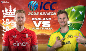 This image represents the ICC test game players from England and Australia.