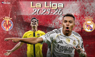 This poster shows the La Liga teams, Real Madrid and Villarreal, representing Matchday 21