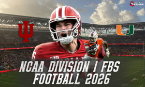 Image shows the final rivalries in the NCAA Division Football FBS I in the upcoming game.