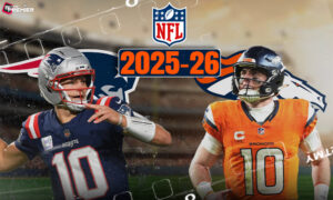 This poster shows teams representing the upcoming NFL Conference Championships