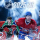 This image is a poster that represents ice hockey teams for the upcoming NHL games.