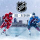 The image represents the matchup between the Avalanche and the Red Wings for the NHL series