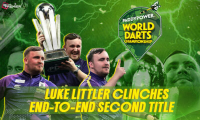 This picture highlights the happy moments of Luke Littler, the Darts World Elite PDC World Darts Championship 2026 winner.