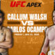 The image represents the fighters facing off for Callum Walsh vs Carlos Ocampo