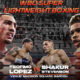 This poster represents the upcoming Teofimo Lopez vs Shakur Stevenson game.