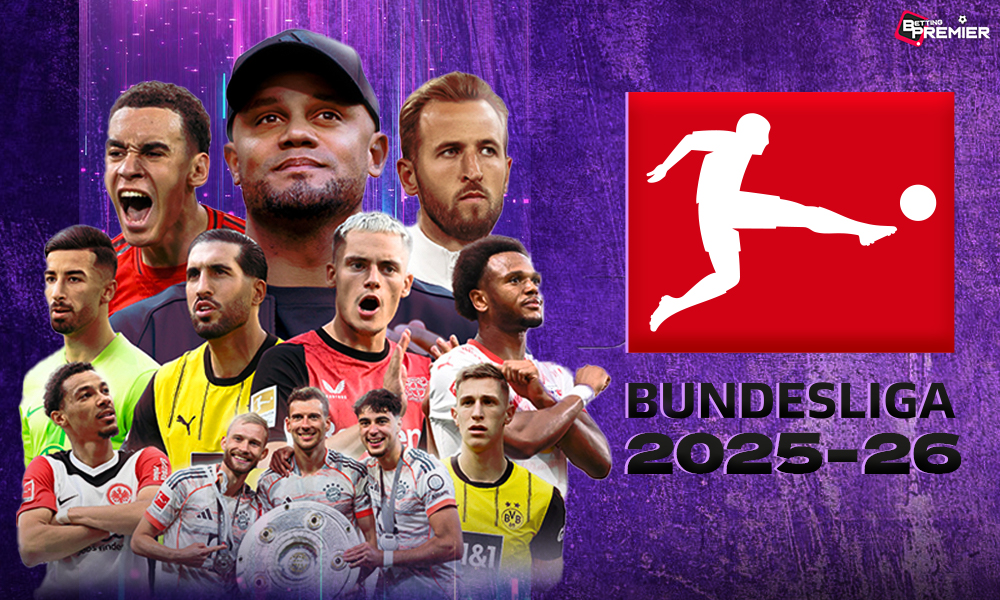 Image shows the Bundesliga 2025-26 season teams and players