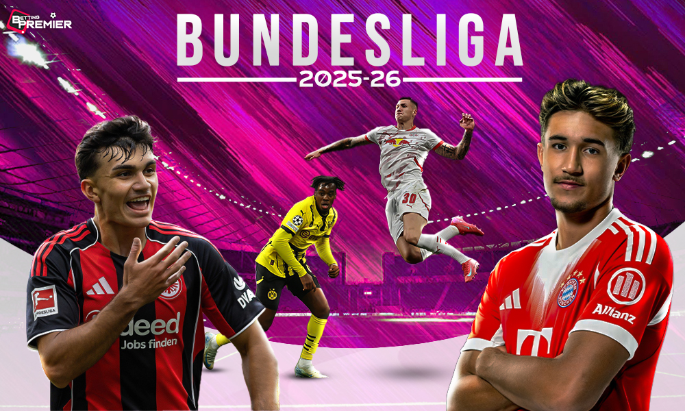 The image denotes top-flight club encounters in the Bundesliga 2025-26 season for the football world.