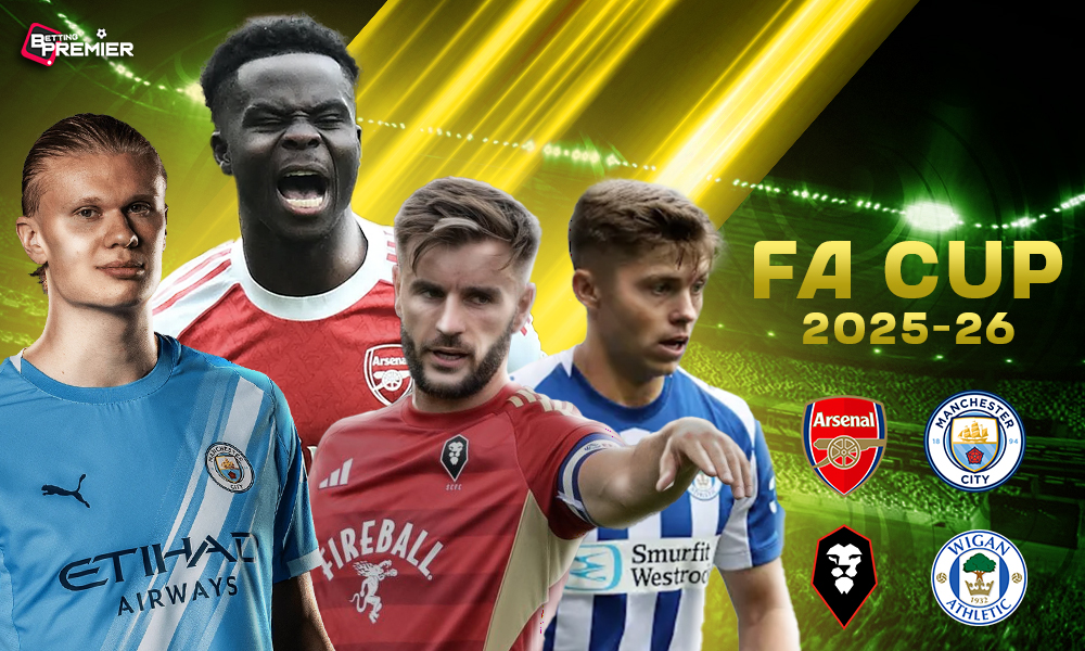 This poster shows teams representing the upcoming FA Cup 4th Round.