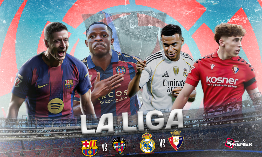 This poster represents the upcoming La Liga Matchday 25.