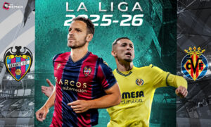 This picture shows a postponed La Liga match between Levante and Villarreal.