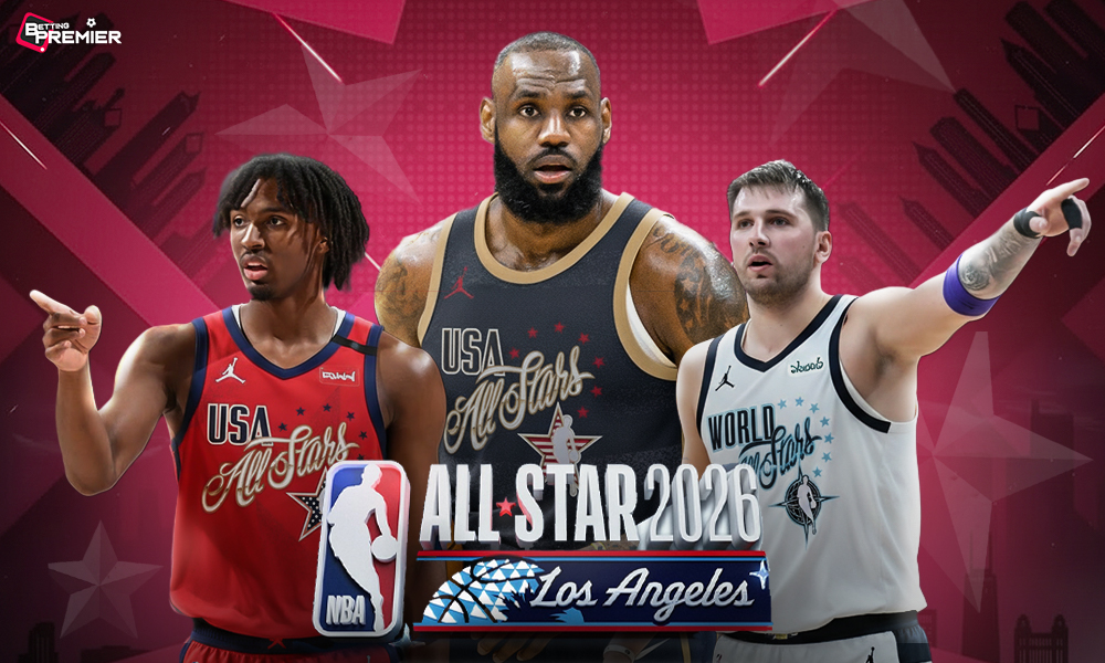 This picture depicts the 2026 NBA All-Star Game, featuring two conference clashes.