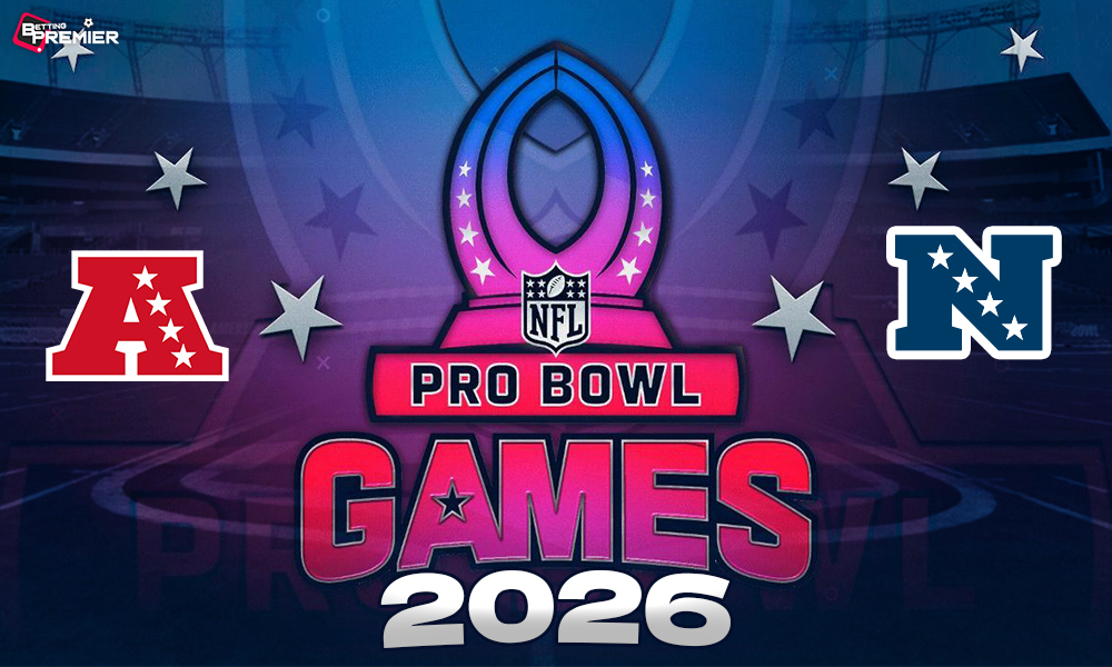 This image shows both the NFC and AFC to represent the upcoming NFL Pro Bowl Games.