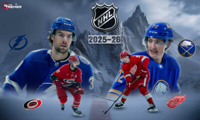 The image depicts the NHL regular season, with the top two teams’ head-to-head clashes.