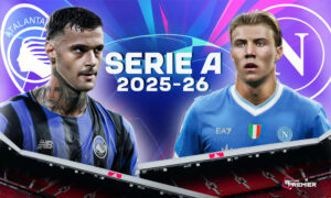 This picture represents the Serie A game on matchday 26 between the top two clubs.