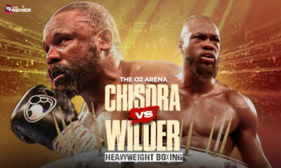 This poster shows fighters representing the upcoming Derek Chisora vs Deontay Wilder fight.