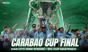 The pictures depict the Carabao Cup final winner, Manchester City, flourishing as a team.