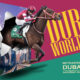The image shows the top horses competing at Meydan Racecourse in the Dubai World Cup 2026.