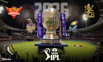 This poster shows teams representing the upcoming IPL 2026 season fixtures.