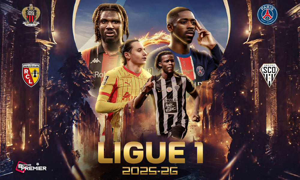 The poster indicates that the top-flight Ligue 1 club clashes will advance to the next round.