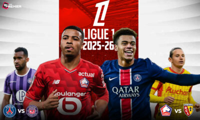 This image depicts a Ligue 1 fixture featuring top-tier clubs in the next stage of the season.