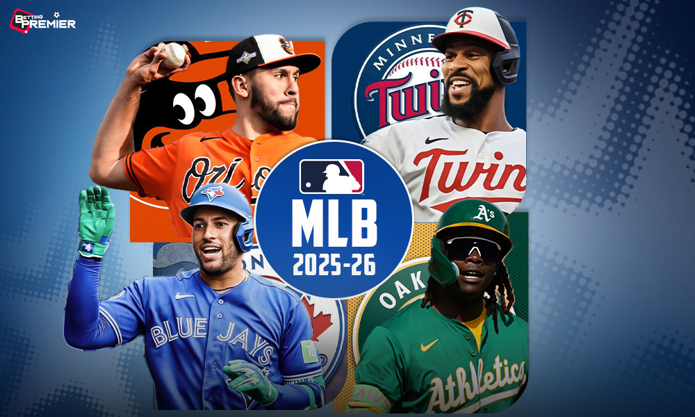 The poster defines the opening weekend bashes of the MLB season 2025-26 on March 28-29, 2026