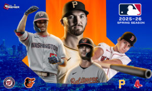 The poster explores the Grapefruit and Cactus league matchup for MLB Spring season training on March 22.