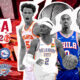 This poster shows NBA teams such as the OKC Thunder, Warriors, Pistons, and Nets to represent the upcoming games.