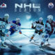 This poster features NHL teams such as the Colorado Avalanche, Winnipeg Jets, Oilers, and Ducks, who play upcoming games.