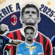 This poster shows Italian football teams representing the upcoming Serie A games.