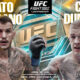 The poster shows the fearless face-off between Moicano and Duncan in the UFC Lightweight Fight.