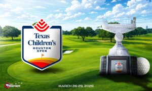 This image denotes that the Texas Children’s Houston Open will take place on the Memorial Park golf course.