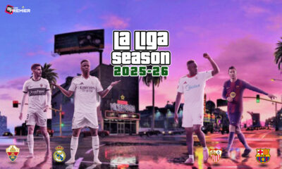 This Poster highlights the playoff clash among the top teams against the middle order of the La Liga 2025-26 season.