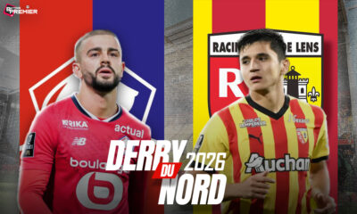This image denotes a Derby du Nord clash featuring Lille and Lens in the turf performances.