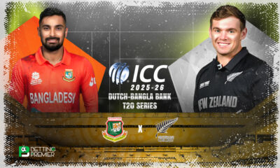 The poster will showcase the key players from NZ and BAN who are ready to battle for the Dutch Bank Cup.