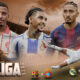 This poster shows football teams to represent the upcoming La Liga Matchday 31.